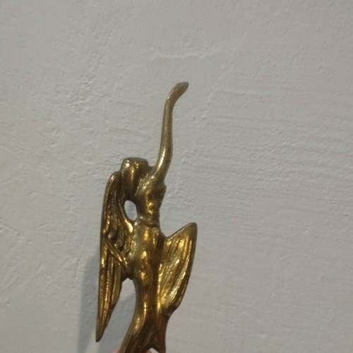 Bronze angel figure like new with screw base