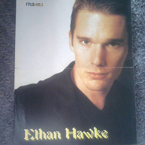 Spice Girls & Ethan Hawke poster used, size 29.5x23