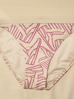Puma women's swimsuit like new, size S, white and pink