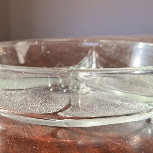 Nut bowl divided into three parts, diameter 18 cm, like new