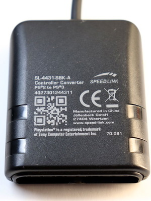 Speedlink Controller Converter PS2 to PS3 like new
