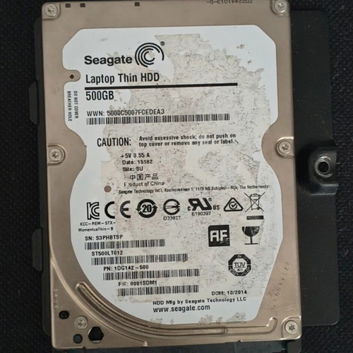 Seagate 500GB 2.5-inch laptop hard drive