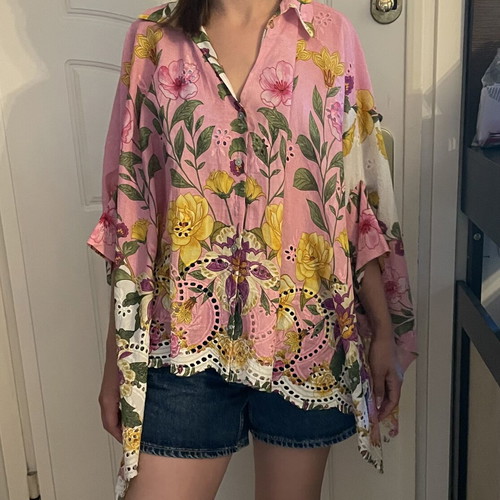 Zeta Otto shirt new, colorful Hawaiian style, loose fit