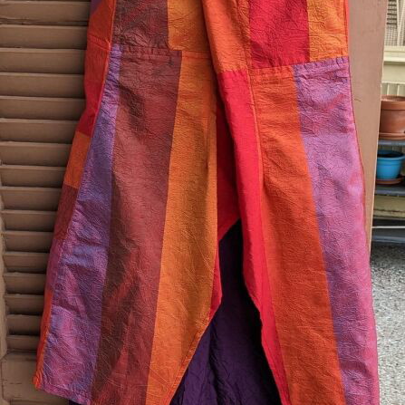 Boho summer dress Nid d’ Abeille like new, purple and orange, size M