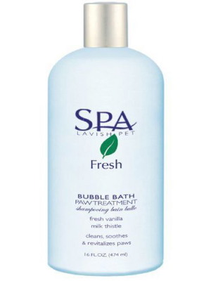 Spa Fresh Tropiclean bubble bath for paws new 474ml