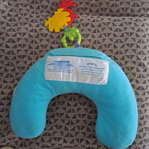 Fisher-Price Activity Pillow used with colorful forest animal designs
