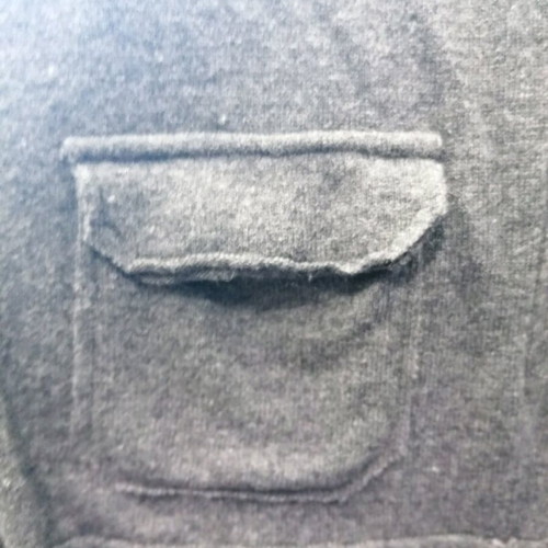 Winter men's wool cardigan used, grey, size S