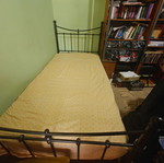 Iron bed solid frame 210x110 like new