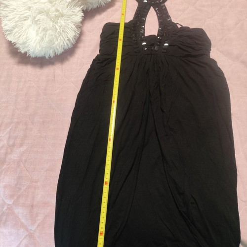 Dress Toi&Moi black with rhinestones like new