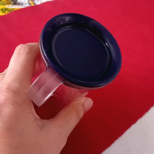 Vintage Tupperware jug with lid and handle like new