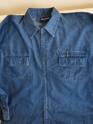 Abrooks men's denim shirt XL, long sleeve