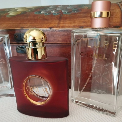 Empty perfume bottles used, pack of 5 pieces