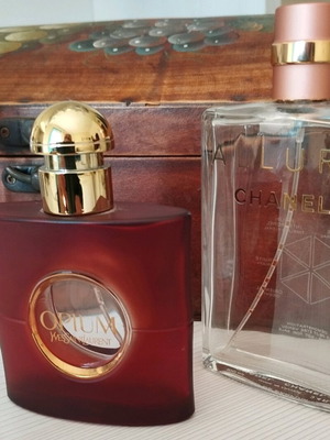 Empty perfume bottles used, pack of 5 pieces