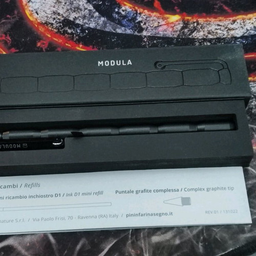 Paninfarina Modula pen and pencil new, aluminum