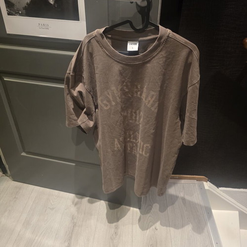 Gymshark Collegiate Washed Sportshirt, L, Soft Brown