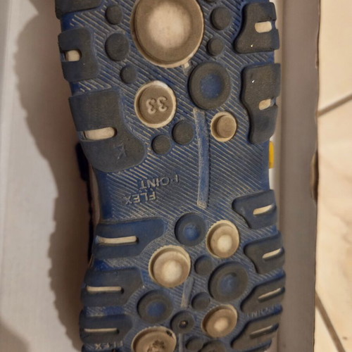 Crocodilino sandals size 33 blue like new for boys