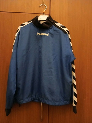 Hummel waterproof sports jacket for boy 8 years like new blue 128 cm