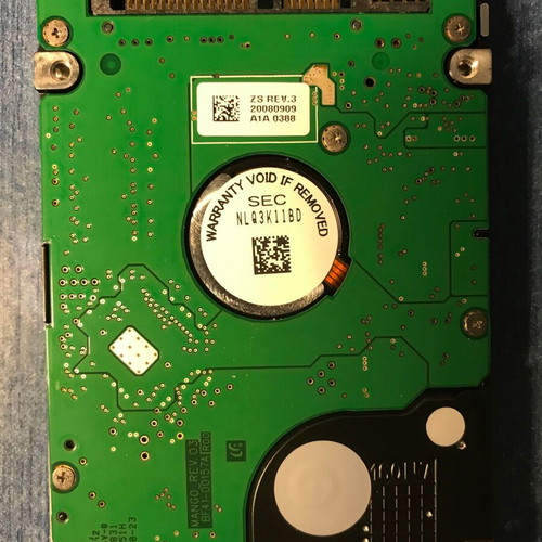 Samsung HDD 250GB 2.5" HM250JI used