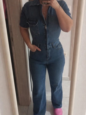 Trendyol denim jumpsuit new, blue, size XS