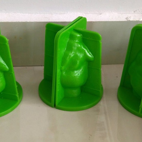 German molds for making gnomes and elves new, vintage
