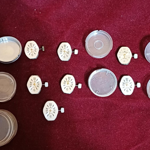 Silver 17 Rubis Women's Watch Movements like new, set of 7