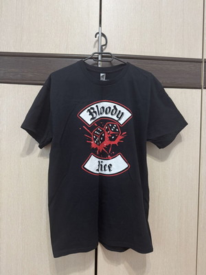 Bloody Nice T-shirt, size L, black and red