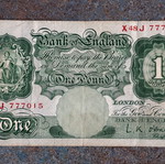 Great Britain 1 Pound ND (1955-60) used