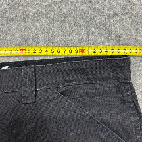 Dickies Flex Carpenter Shorts used, men's W44 black canvas stretch