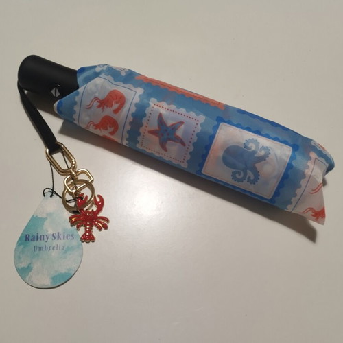 Beach Design Umbrella with Key Chain new