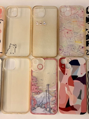 Iphone 13 cases like new, pack of 10