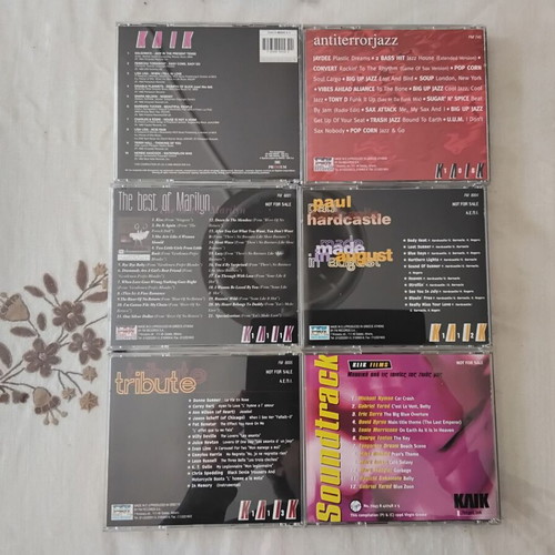 CDs with Greek and foreign music like new, pack of 30
