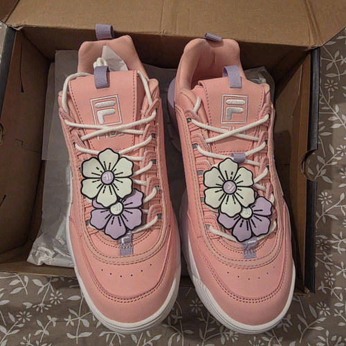 Fila Disruptor Flower sneakers new, size 41, white pink