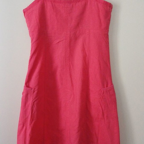 Fransa dress like new, linen, pink, size S