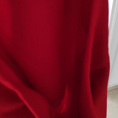 Red wide-leg pants Matis used with side zipper