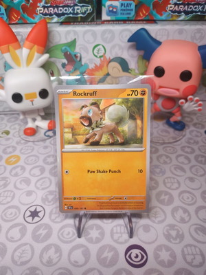 Pokemon Card Rockruff TEF 089 σαν καινούργιο
