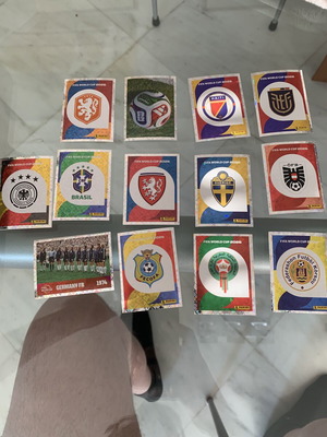 Panini Mundial Stickers collection, 57 players, like new