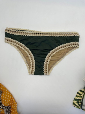 Lida swimwear slip green-olive like new, size Small