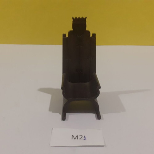 Playmobil Throne M21 like new, dark brown