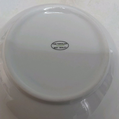 Salad bowl used porcelain Vicko 22cm diameter, 7cm depth