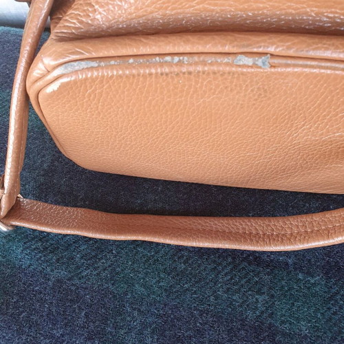 Guy Laroche small backpack used, beige brown