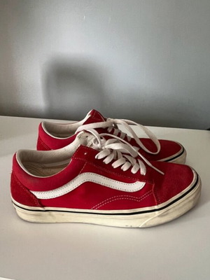 Vans sneakers like new, red, size 38