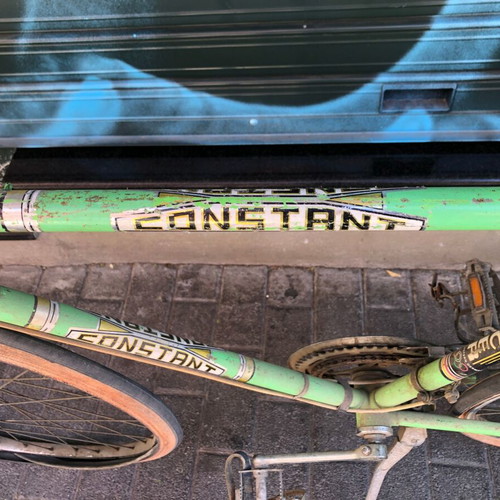 Consetan vintage road racing bicycle, green