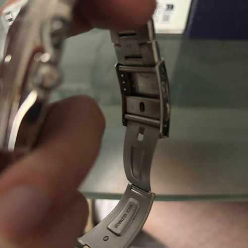 Casio Edifice EF-329D-1AVEF watch like new, stainless steel, black dial