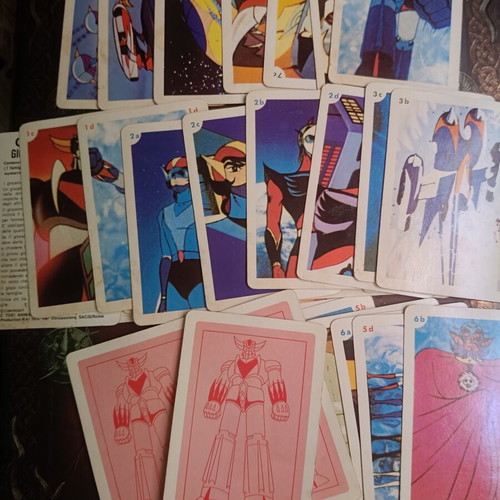 Goldrake Card Game used, 36 cards, Dal Negro 1978