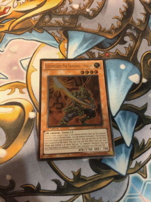 Legendary Six Samurai - Enishi 1st Edition Yu-Gi-Oh Card like new, Ultimate Rare