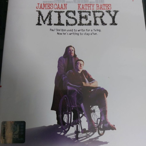 Misery DVD new, thriller with subtitles