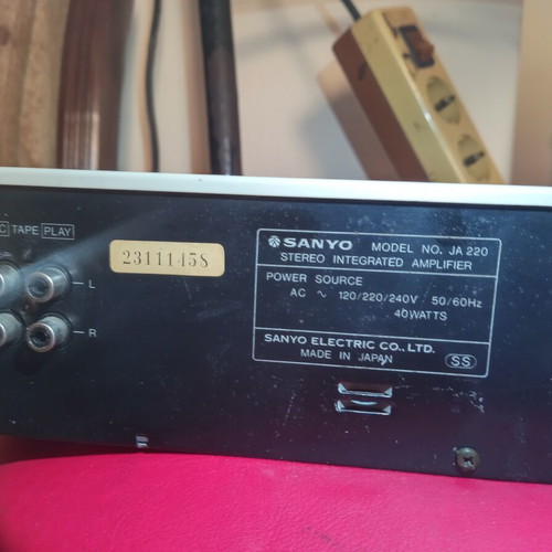 Sanyo JA 220 amplifier used, made in Japan