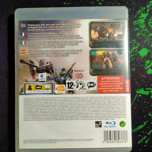 Mobile Suit Gundam Target in Sight PS3 like new
