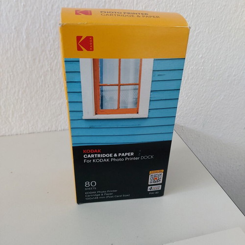 Kodak PD-460 thermal photo printer with Bluetooth, yellow