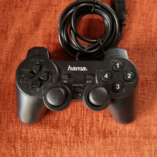 Gamepad Hama 'Black Force' σαν καινούργιο, συμβατό με PC